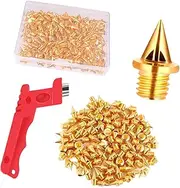 [Abbraccia] 120 Track Shoe Spikes with Wrench for Men And Women 0.5 Cm Replacement for Running Trekking