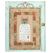 The Birdhouse Designs Sewing Home Sweet Home Wallhanging Pattern