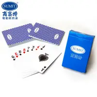在飛比找鮮拾優惠-【商密特】PVC 藍色版 撲克牌(10盒入)