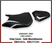 Seat saddle cover Preston 1 White (WH)T.I. for HONDA CB 500 F 2016 > 2020