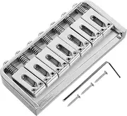 Kisangel Guitar Bridge Tailpiece Electric Guitar Accessory Durable Attachment for Easy Replacement and Enhanced Performance for Beginners and Experienced Players