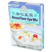 Golden Coins Almond Flavor Agar Mix 6.2 oz ( Pack of 12 ) ~ Made In USA~3/2026