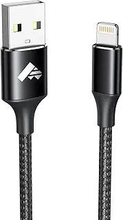 Aioneus iPhone Charger 1M [Apple MFi Certified] iPhone Charger Cable Fast Charging USB to Lightning Cable Nylon Braided iPhone Cord for iPhone 14 13 12 11 Pro Max XR XS X 8 7 6 Plus SE, iPad