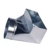 Gray Metal 4X12X8 90* Register Boot