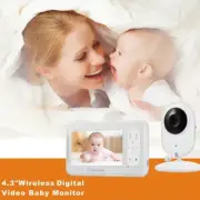 Portable Wireless Digital Audio Video Baby Monitormusic IR 24H Camera Intercom B