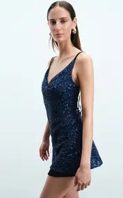 [ILA.] Paula Sequined Mini Dress