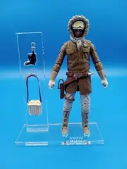 Star Wars Black Series Han Solo (Hoth) Acrylic Base Set / Stand ....No Toy