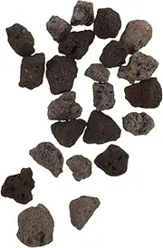 ZUNOXAZ Natural Volcanic Rock Lava Pebble for Crafts Aquarium Decor Landscaping Versatile Obsidian Stone for Scientific Understanding and Decoration