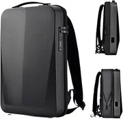 XINYASEE Men's expandable business backpack, anti-theft shoulder bag, fashionable gaming bag, 15.6’ laptop back hard shell bag.