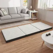Advwin Foldable Mattress Trifold Folding Portable Floor Foam Pad Camping Cushion Bamboo Fabric Sofa Lounge Bed 190*78
