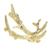 Tree Metal Crystal Ball Stand Holder Display 2.36Inch Diameter Gold