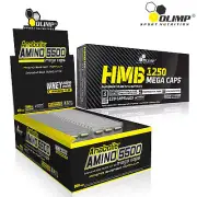 Anabolic Amino 5500 + HMB 60-180 Caps BCAA + Essential Amino Acids Anticatabolic
