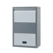Garden Parcel Letterbox Drop Box Package Grey