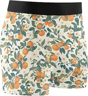 [FRODOTGV] Persimmons White Men's Boxer Brief Shorts Breathable Underwear for Men Compression Boxer Para Hombre