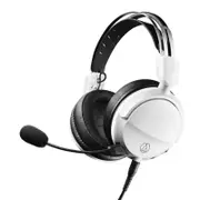 Audio-Technica ATH-GL3 Closed Back High Fidelity Gaming Headset (White)
