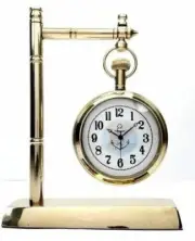 Handmade Hanging Table Clock Nautical Maritime Desk Clock Home & Office