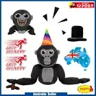 Gorilla Tag Monkey Plush Stuffed Animal for Kids Thanksgiving Birthday VP