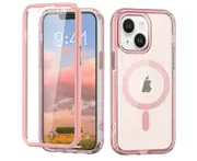 iPhone 13 Case,Shockproof Phone Case ,Scratch-Resistant Back Cover-Pink