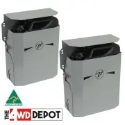 Vonnies Two Pack 20L Grey Front Folding Jerry Can Holder for Canopy/Trailer.