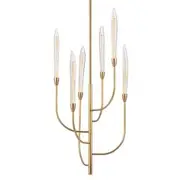 Telbix Lighting Archer 6LT LED Pendant Light - Antique Gold