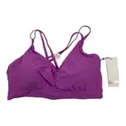 Calia By Carrie Underwood Bikini Women’s XXL Purple Front Cross Back Top New