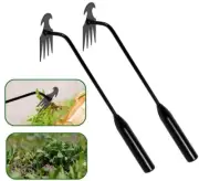 2 PACK SET! Handheld Weed Pullers Garden Weeder Root Remover Pulling Tool Lot