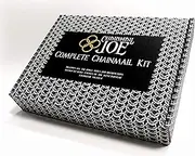 Complete Chainmail Kit - 20 Weave Tutorial Book, 23,000+ Rings(Over 4 Pounds), Clasps, and Tools
