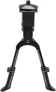 Adjustable Bicycle Kickstand, Center Mount Double Leg Bicycle Kickstand, Fits 26''-29'' Parking Rack Foot