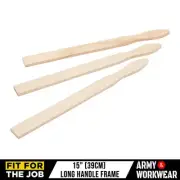 3 Pack 300mm (12") Wooden Paint Stirrers Mixing Sticks Tins of paint Woodstain