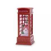 Christmas LED Light Up Lantern Xmas Santa Claus Table Lamp Ornament Decor Gifts