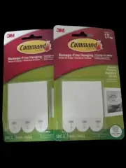 6 Pairs - 3M Command Medium Picture Hanging Strips (Each Pair holds 6 lbs)