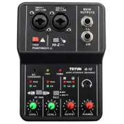 USB Audio Interface +48V Phantom Power with 3.55m Microphone Jack, Audio Inte...