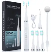Newest Electric Toothbrushes Dental Scaler for Adults USB Charging Ultra Sonic Tooth Brushes Whitening 3 Brush Heads Smart Timer