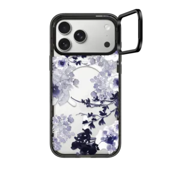 iPhone 17 Pro Max Impact Ring Stand Case MagSafe Compatible BLUE SPRING