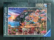 Ravensburger DINNER IN POSITANO AT NIGHT Puzzle Sealed 1000 Pieces NIB #152636