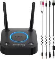 1Mii B06TX Bluetooth 5.2 Transmitter Receiver for TV Home Stereo, Long Range Bl.