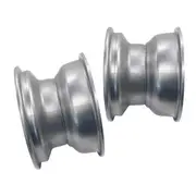 TDR 2pcs 8 Inch Rear Rim for ATV Quad Bike Dune Buggy Ride-On Mowers Go Kart Trailer - 4 Bolt Holes, 18x9.5-8" Size