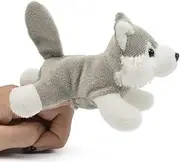 Unipak 1155WO Wolf Plush Finger Puppet, 5-inch Length