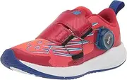 [New Balance] Kid's FuelCore Reveal V3 Boa Running Shoe, Neo Flame/Team Red/Infinity Blue, 12 M US Little Kid (4-8 Years)