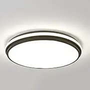 TONFON Simple Modern Iron Chandelier Round LED Pendant Light Scandinavian Acrylic Hanging Light for Kitchen Island Living Room Bedroom Bedside Dining Room Hallway Ceiling Light Fixture(40cm)