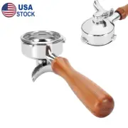 58mm Espresso Portafilter For Barsetto BAE01 BAE02 Double Spouts Wood Handle