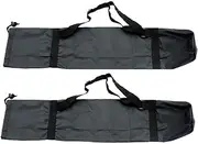 2 Pieces Yoga Mat Bag, Yoga Mat Cover, Storage Pocket with Adjustable Strap for Fitness Yoga Mats, Tripod Bag with Cord, 23 x 130 cm