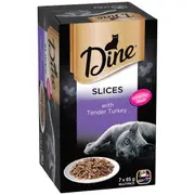 Dine Daily Variety Turkey Cuts In Gravy Wet Cat Food - 85g
