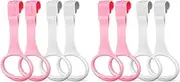 Angoily 8PCS Pull up Rings, Baby Play Pen Handles, Kids Walking Exercise Assistant Tools for Help Stand Up Walking Training Tool Newborn