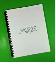 Owners Manual for GoPro Hero MAX 360 Camera 110 Pages W/Clear Covers!
