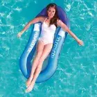 Inflatable Summer Water Hammock Floating Mattress Swimming Pool Lounge Bed Folda