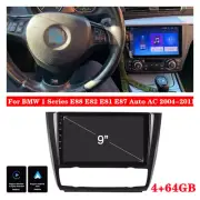 For 04-11 BMW 1 Series Auto AC Carplay Stereo Radio Android Head Unit 9" 4+64GB (for: BMW)