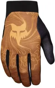 Fox Racing Ranger Frequency Mens MTB Mountain Bike Gloves Tangerine