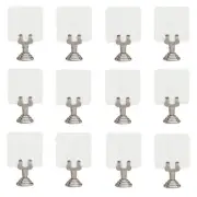 12 - 40mm HARP SHAPE PLACE CARD MENU HOLDER Name Tag Name Stand Wedding