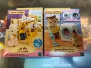 CALICO CRITTERS Loft Bed & Laundry Vacuum Cleaner Sets NEW!